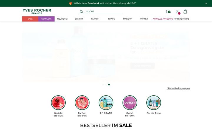 Screenshot of yves-rocher.de