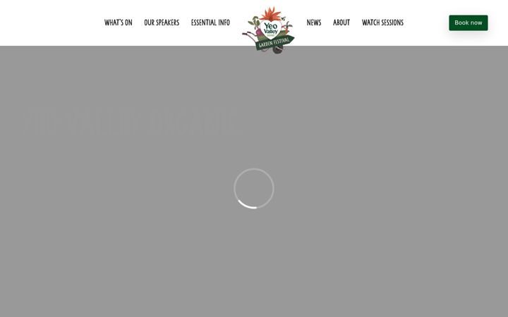 Screenshot of yvogardenfestival.co.uk