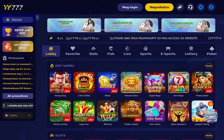 Screenshot of yy777.net
