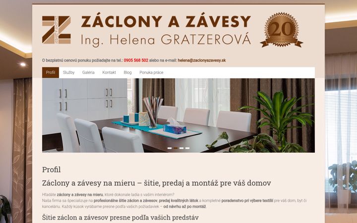 Screenshot von zaclonyazavesy.sk