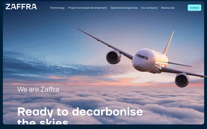 Screenshot of zaffra.com