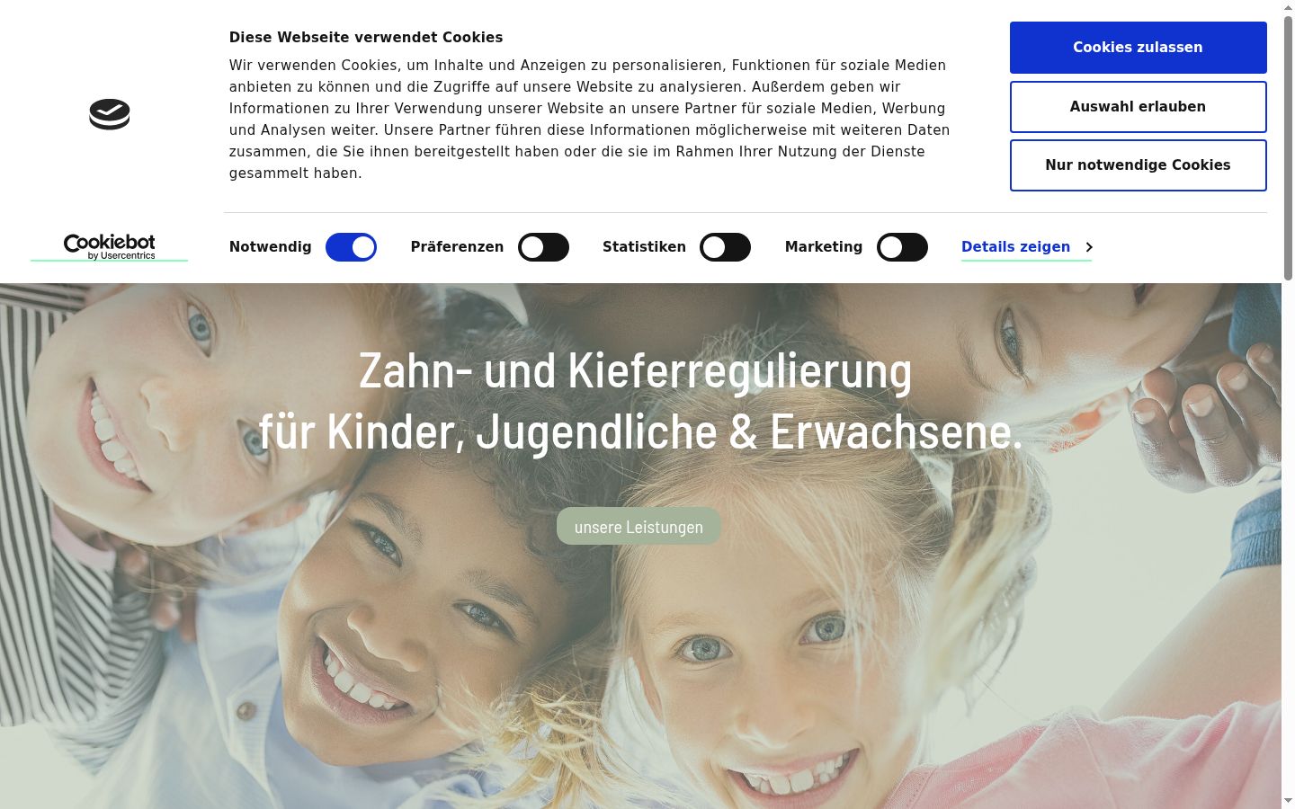 Ekrānuzņēmums ar piekrišanas baneri, kas tika rādīts pirms jebkādas mijiedarbības