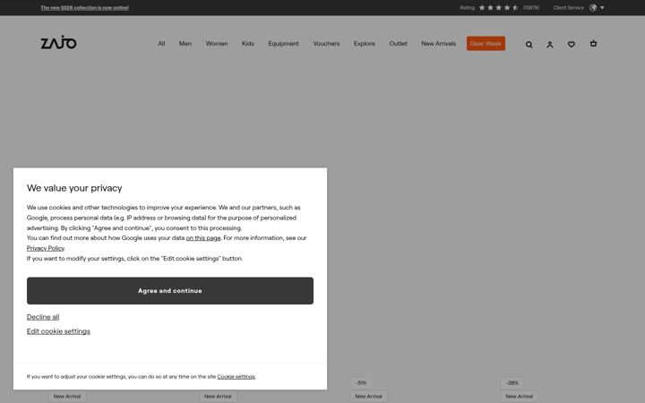 Screenshot of zajo.com