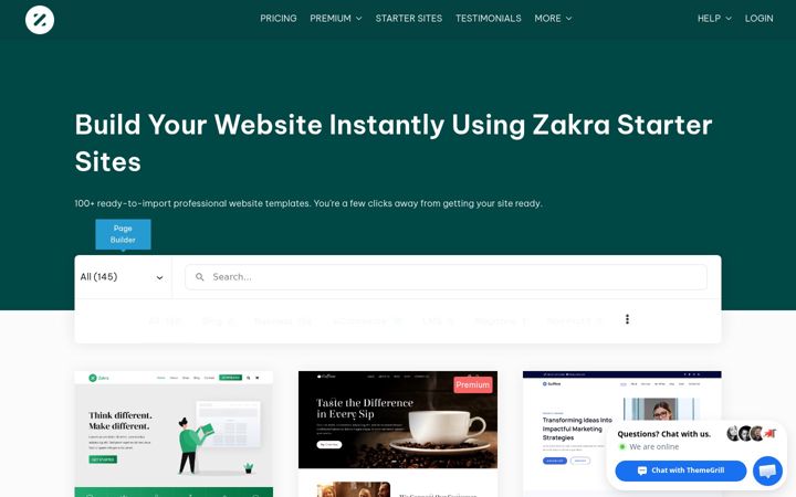 Screenshot of zakrademos.com