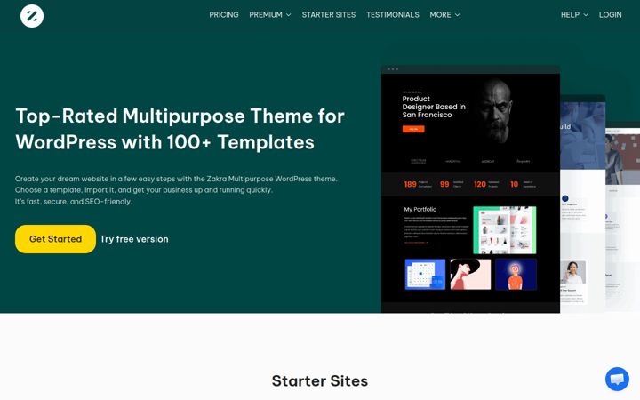 Screenshot of zakratheme.com