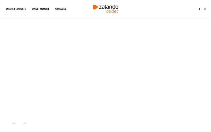 Screenshot von zalando-outlet.de