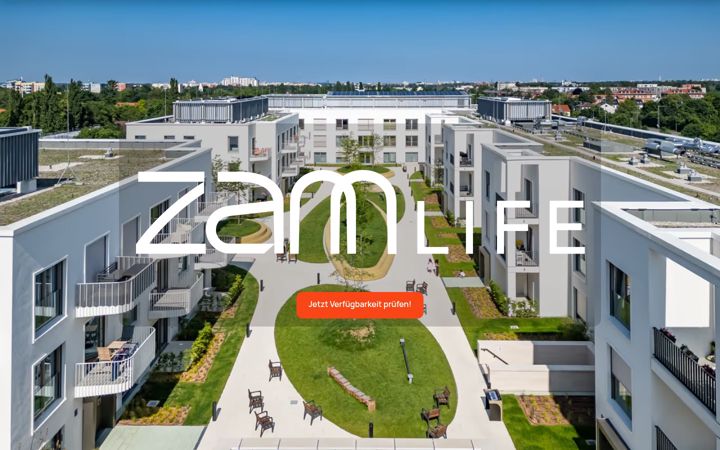 Screenshot of zam-wohnen.de
