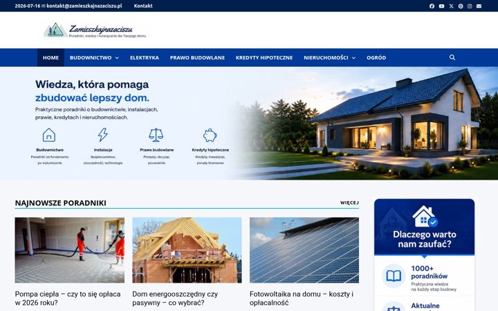 Screenshot of zamieszkajnazaciszu.pl