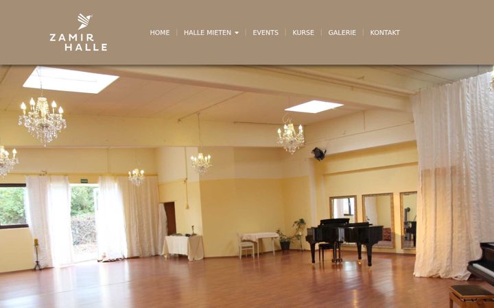Screenshot of zamirhalle.de