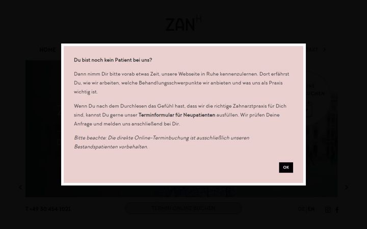 Screenshot of zanh.berlin