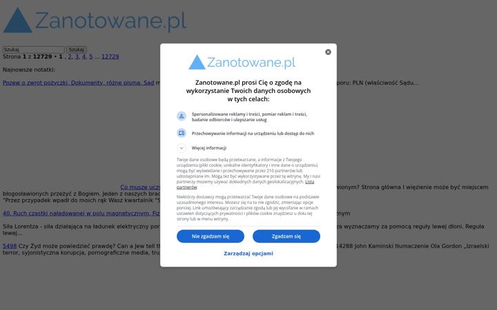 Screenshot of zanotowane.pl