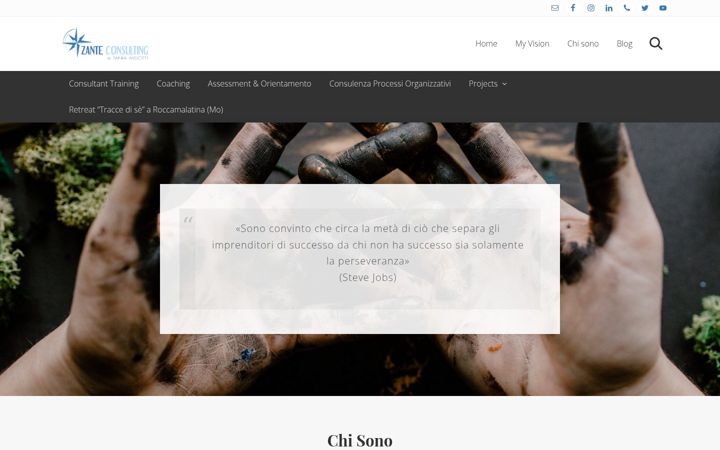 Screenshot di zanteconsulting.it