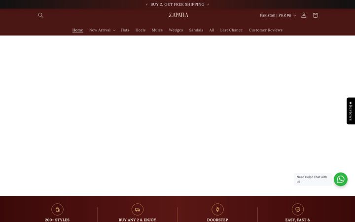 Screenshot of zapatla.pk