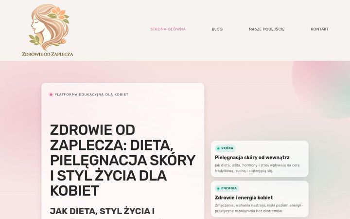 Screenshot of zapleczezdrowia.pl
