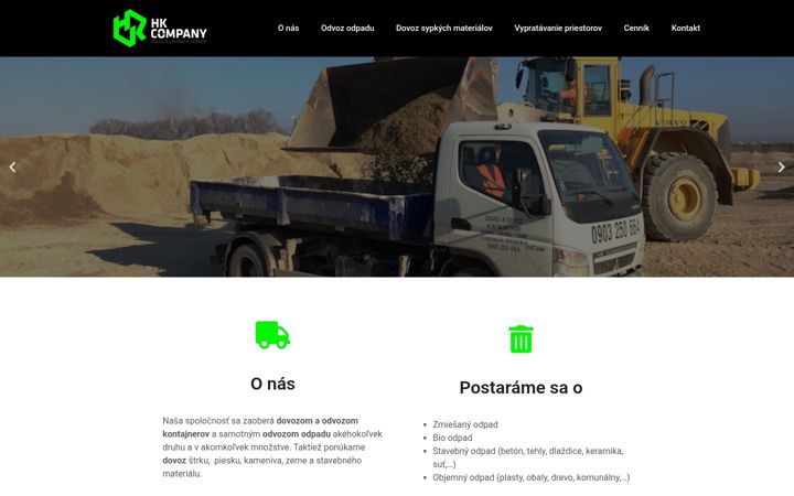 Skjermbilde av zbavsaodpadu.sk