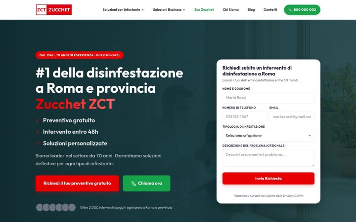 Ekrānuzņēmums no zct.it