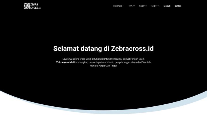 Screenshot of zebracross.id