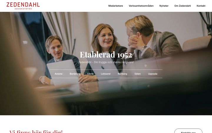 Screenshot di zedendahl.se
