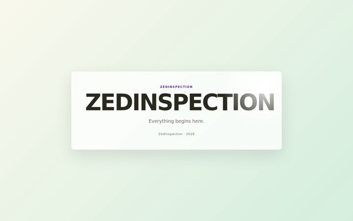 Capture d'écran de zedinspection.com