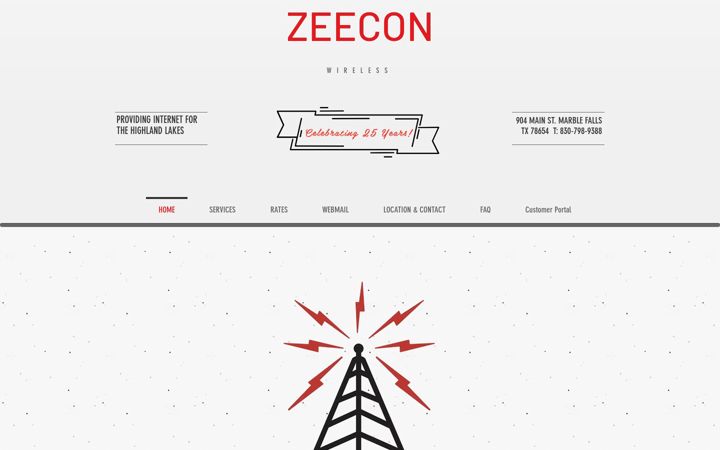 Screenshot of zeecon.com
