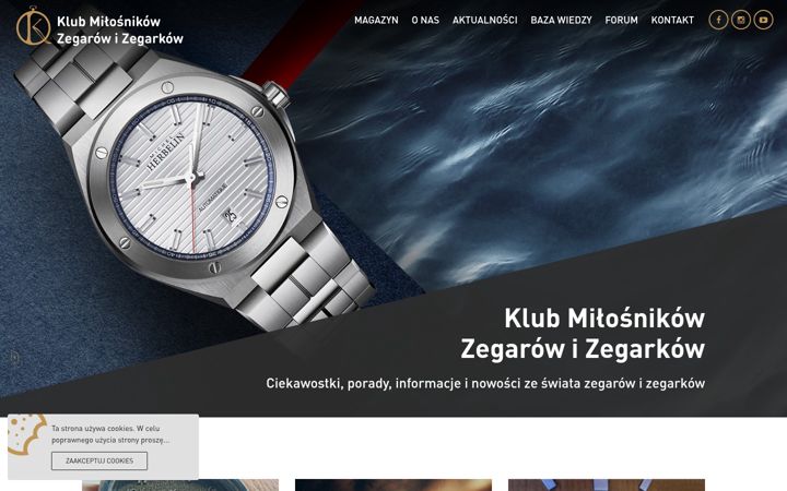 Screenshot of zegarkiclub.pl