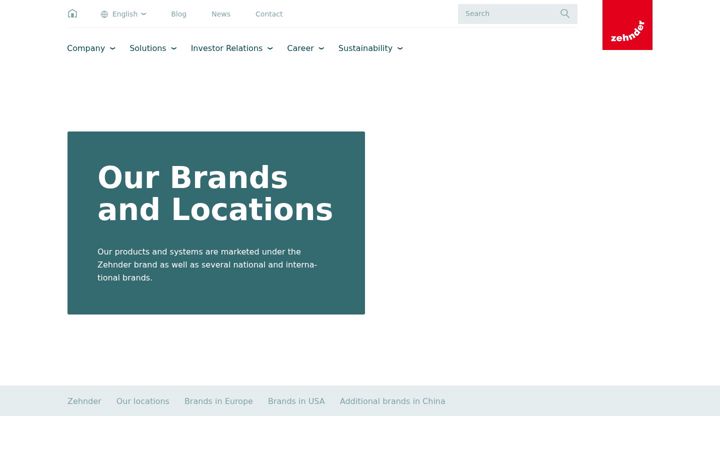 Screenshot of zehnder-systems.com