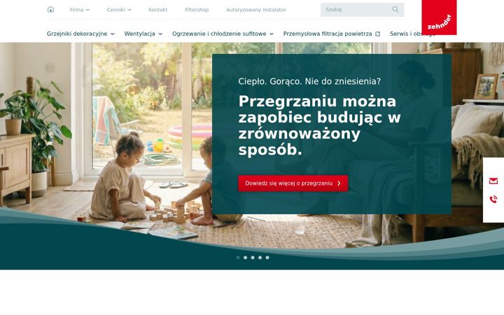 Screenshot di zehnder.pl
