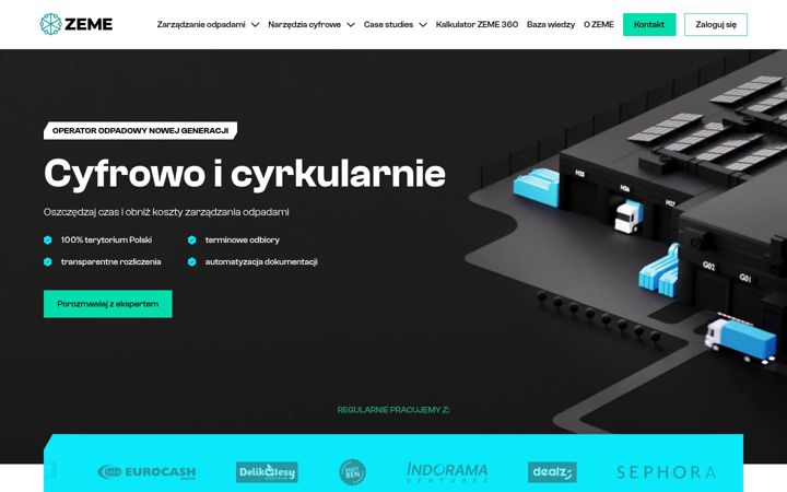 Screenshot ta' zeme.com.pl