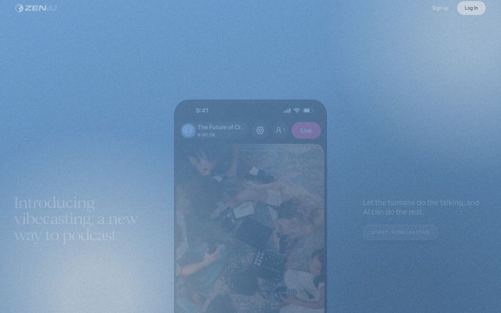 Screenshot of zen.ai
