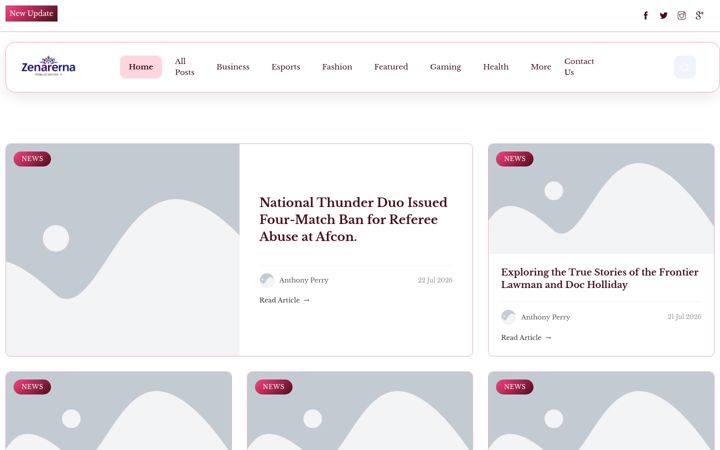 Screenshot of zenarenastudio.nl