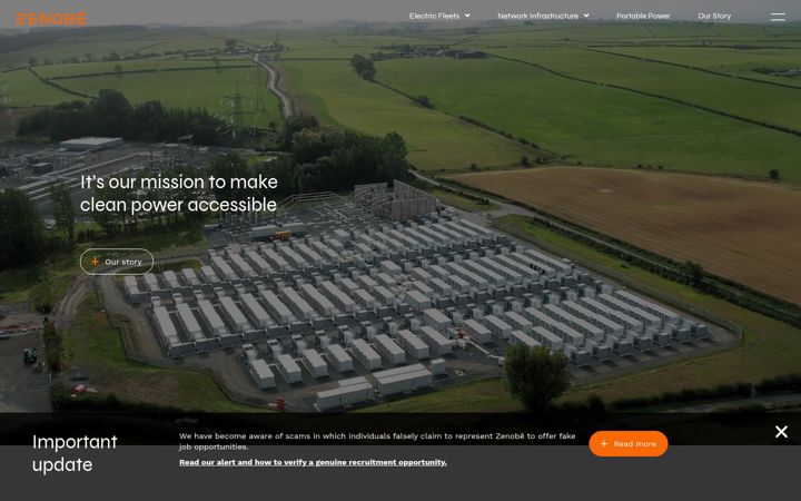 Screenshot of zenobe.com