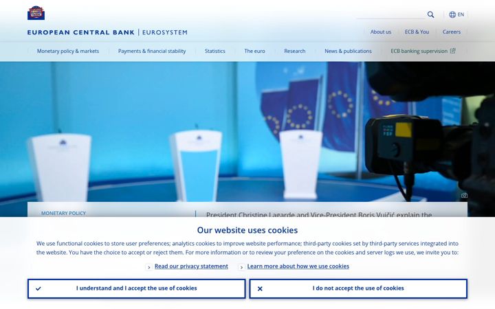 Screenshot of zentral-bank.eu