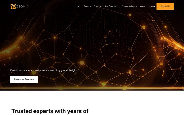 Screenshot of zeoniq.com