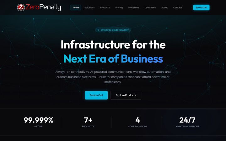 Screenshot of zeropenalty.com