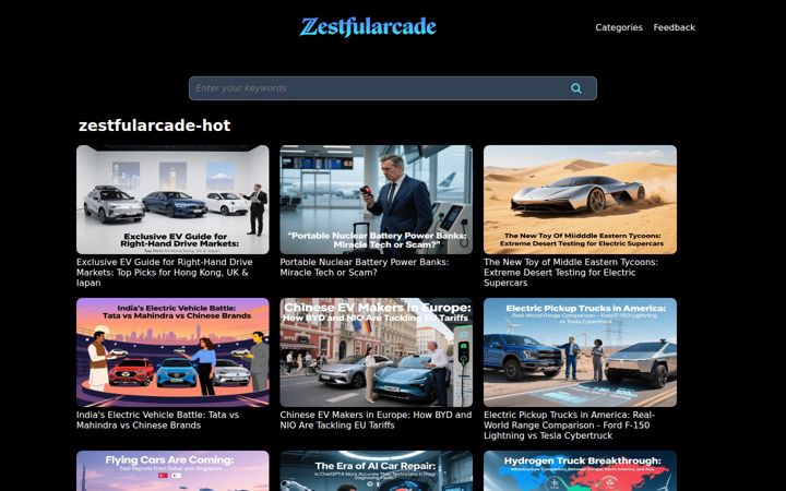 zestfularcade.com