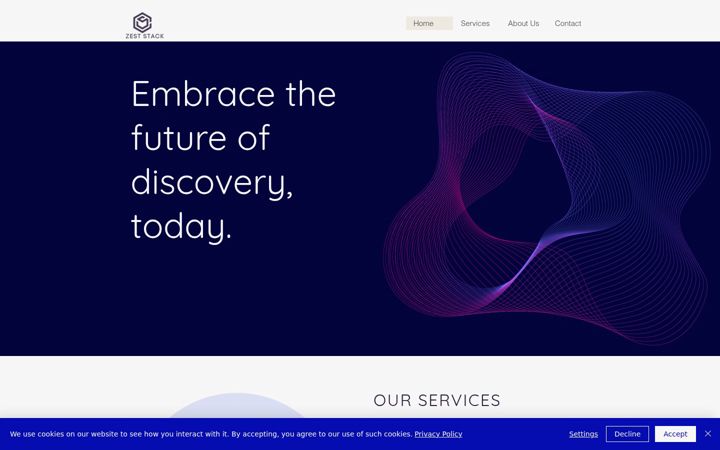 Screenshot of zeststack.com