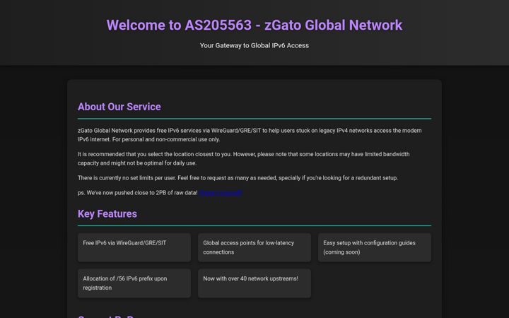 Screenshot of zgato.dev