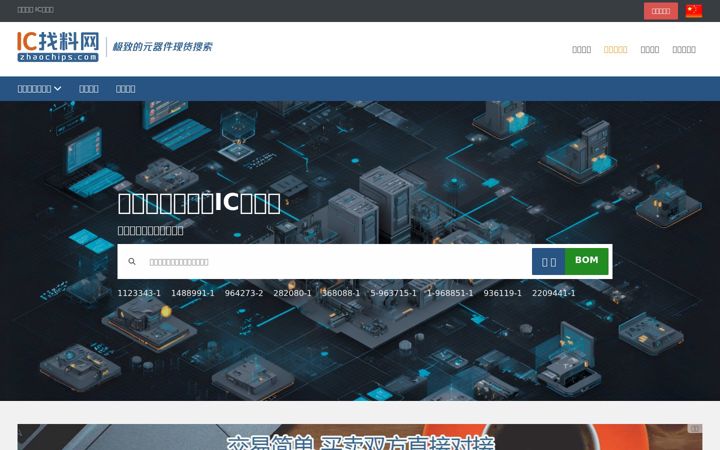 Screenshot of zhaochips.com