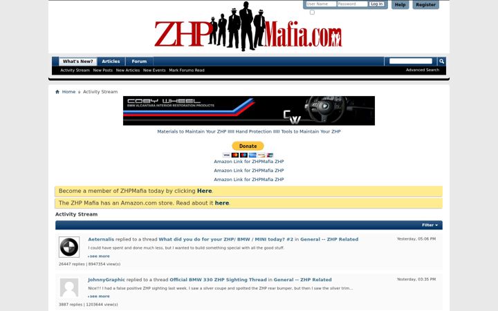 Screenshot of zhpmafia.com
