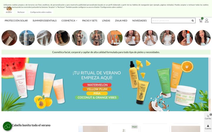 Screenshot of ziajashop.es