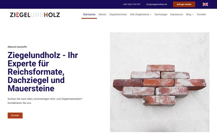 Screenshot του ziegelundholz.de