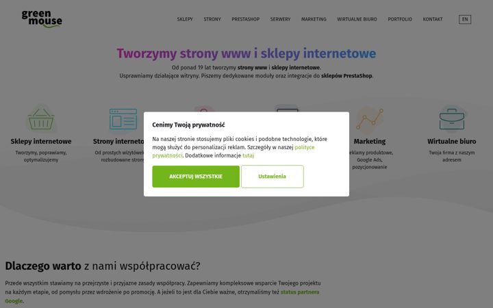 Screenshot of zielonaskrzynka.pl