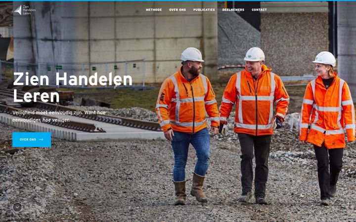 Screenshot of zienhandelenleren.nl