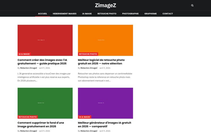 Screenshot of zimagez.com