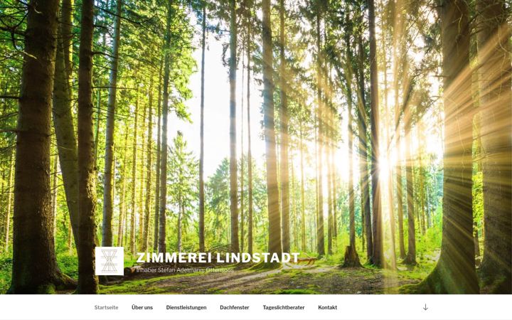 Skærmbillede af zimmerei-lindstadt.de