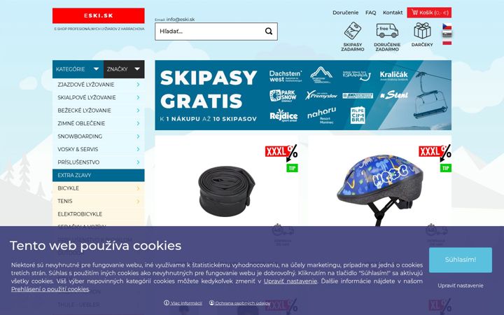 Screenshot of zimne-zajazdy.sk