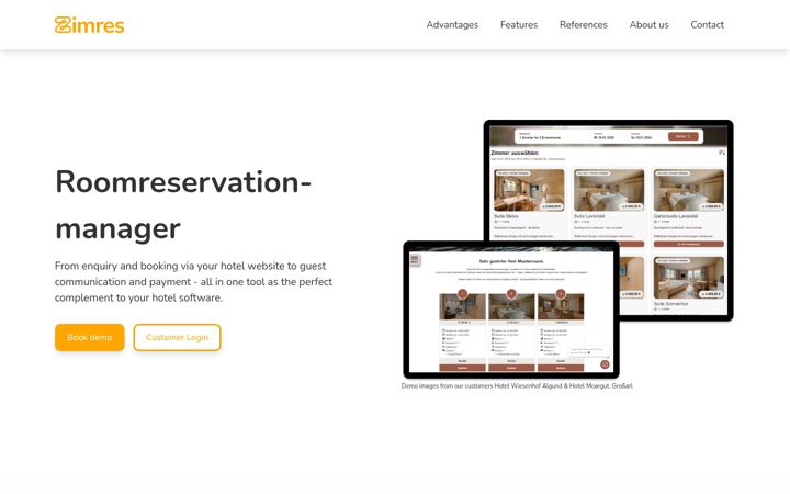 Screenshot of zimres.com