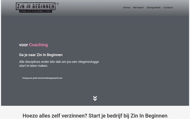 Screenshot of zininbeginnen.nl