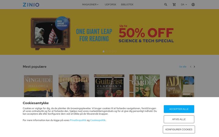 Screenshot ta' zinio.com