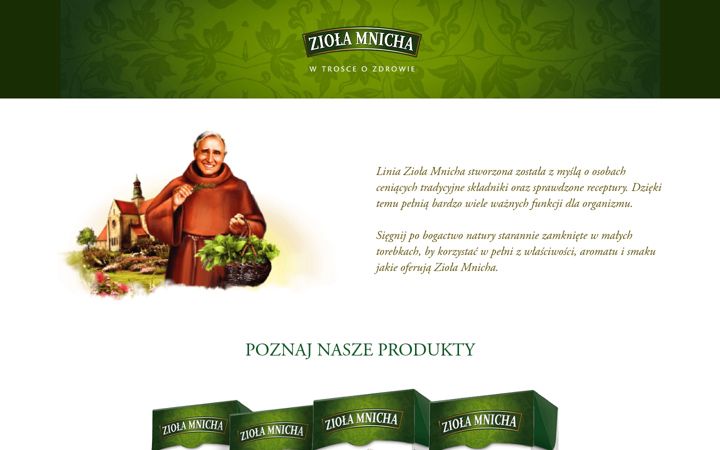 Screenshot of ziolamnicha.pl